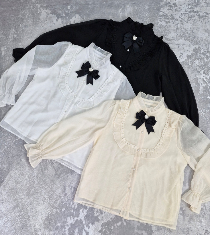 شومیز مجلسی یقه پاپیون