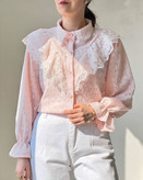 شومیز مجلسی یقه تور