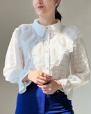 شومیز مجلسی یقه تور