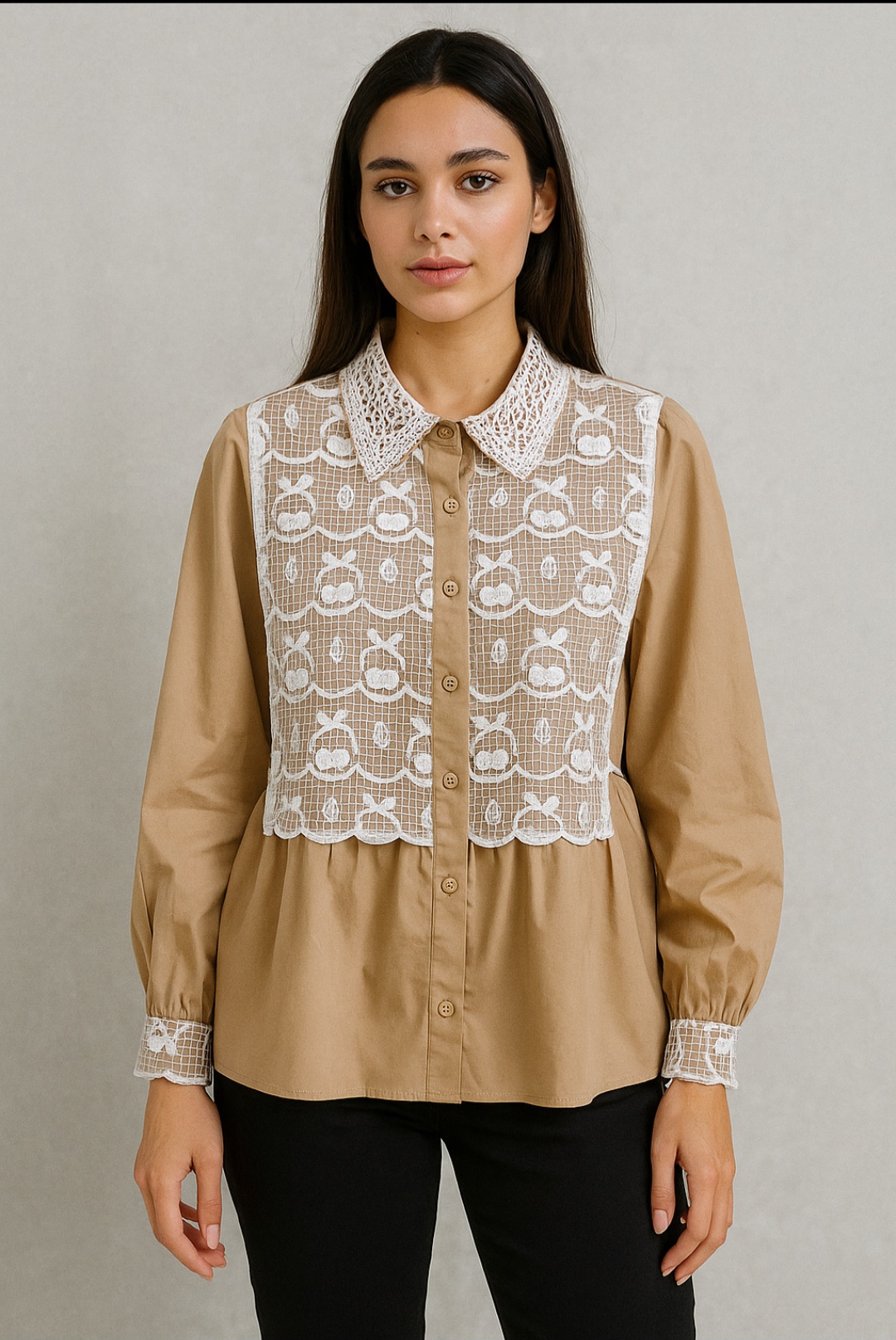 شومیز مجلسی جلیقه تور