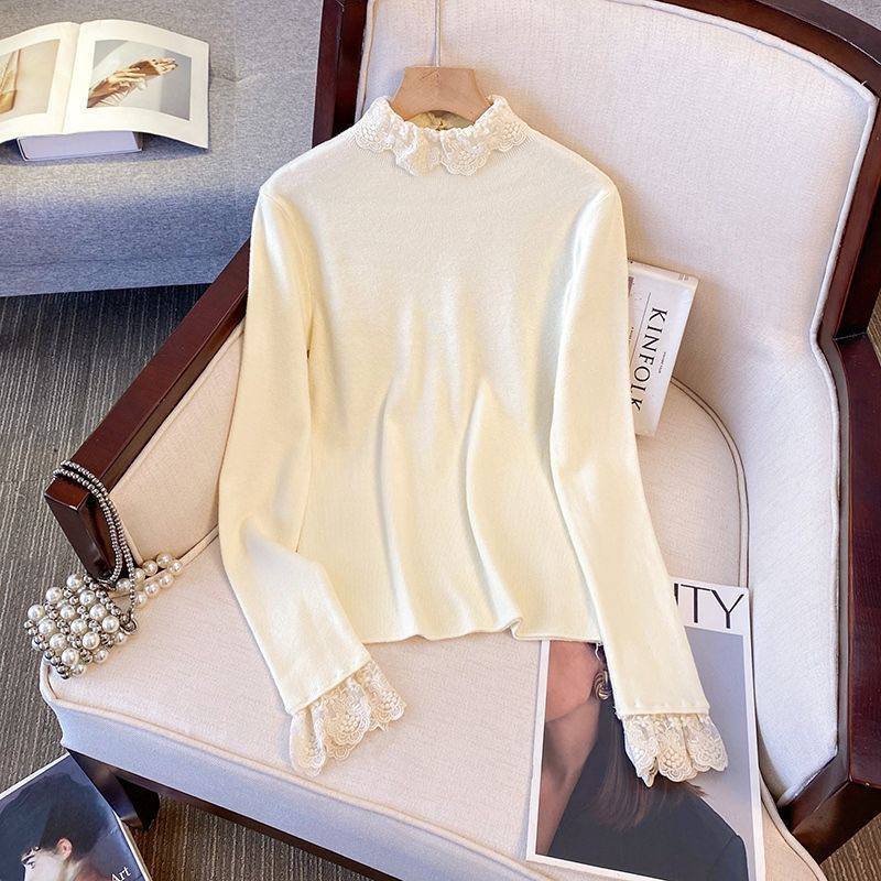 بافت مجلسی زنانه یقه و آستین تور آیمواستور، فری سایز، مناسب مهمانی و استایل روزمره