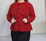 مدل زنانه بافت مجلسی دکمه پاپیون آیمواستور، استایل شیک و گرم، مناسب مهمونی و روزهای سرد زمستان