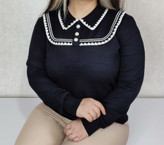 بافت زنانه دو یقه