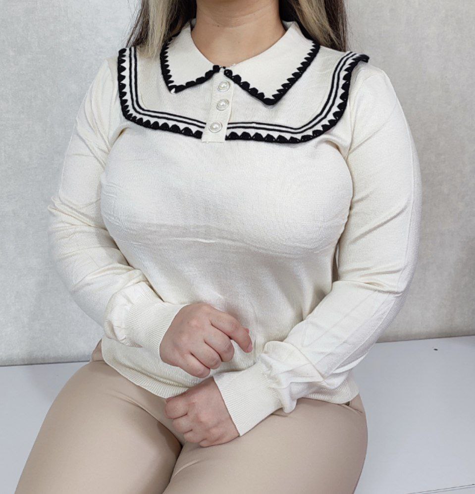 بافت زنانه دو یقه