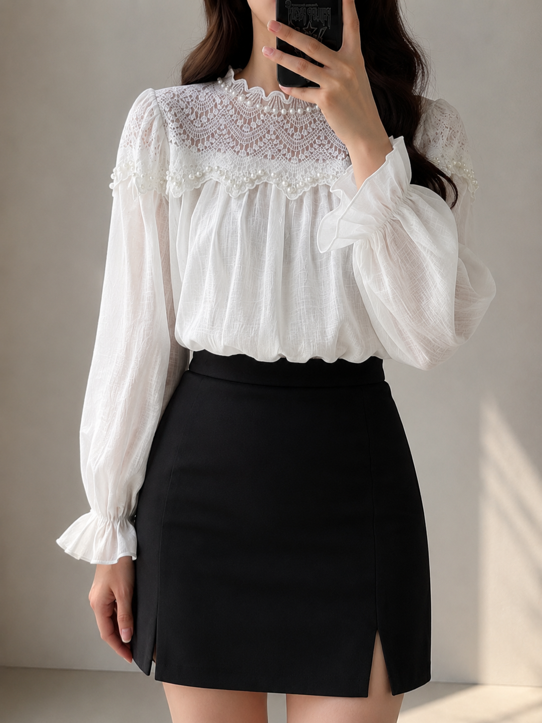 شومیز مرواریدی کد ۱۳۸